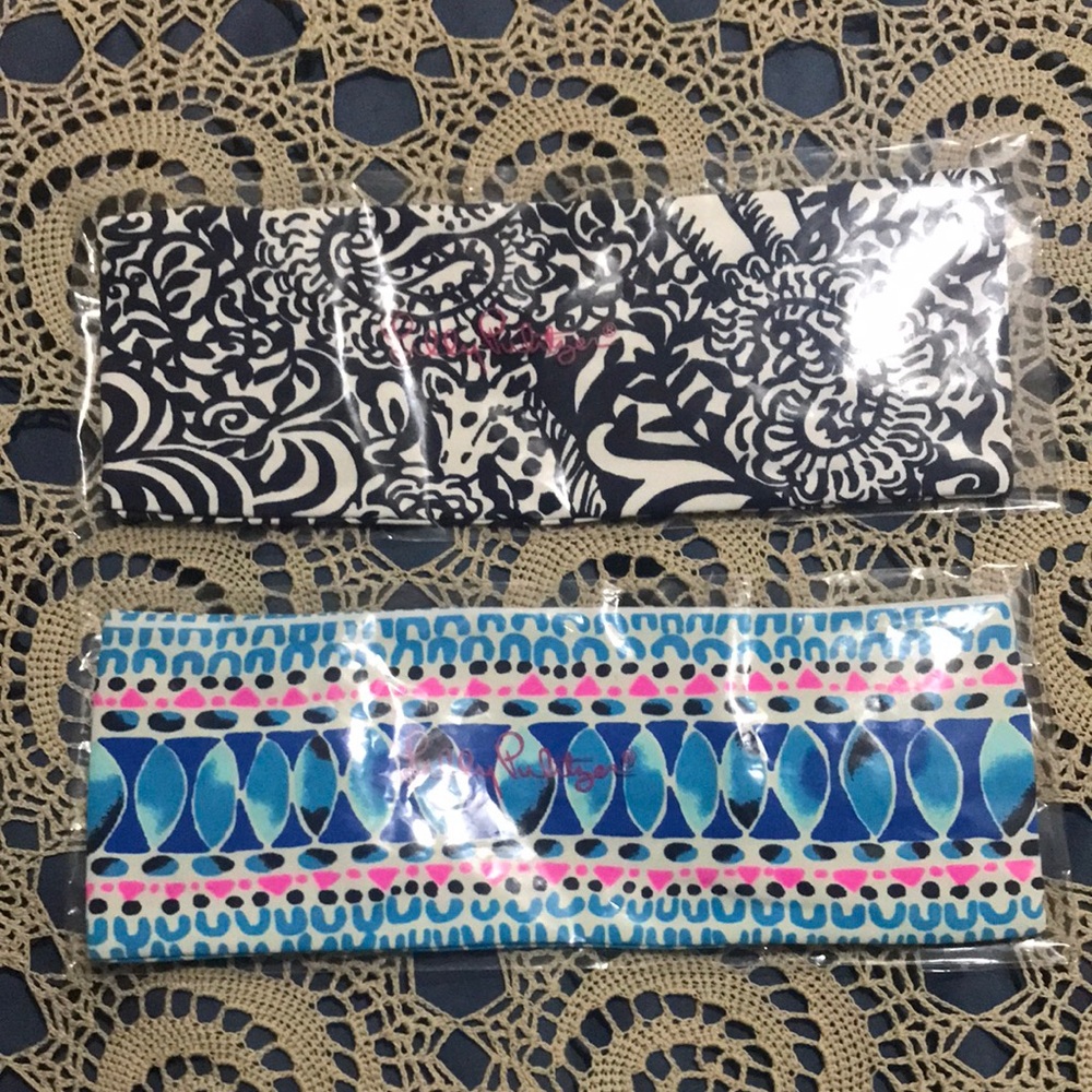 🐞Lilly Pulitzer Button Up Headband Bundle
